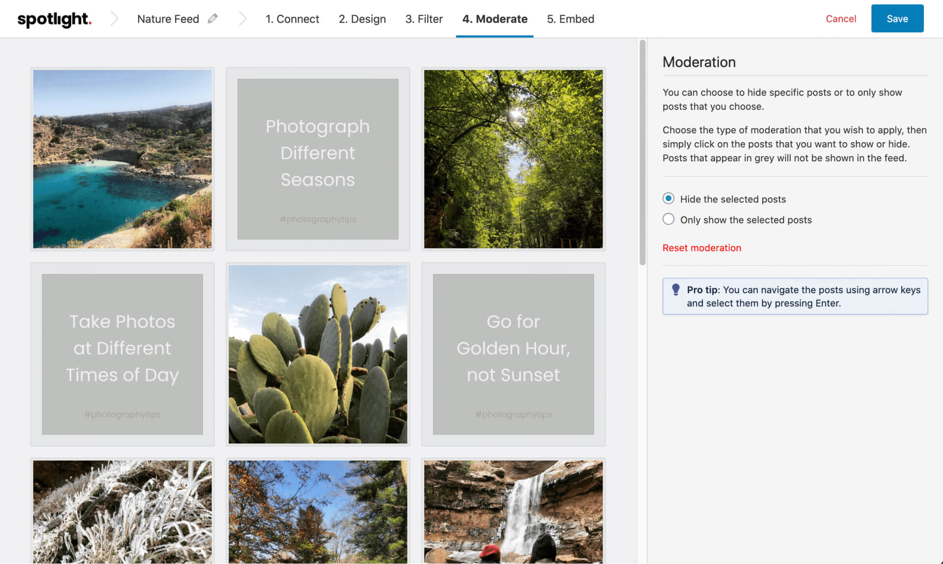 Filter and moderate your Instagram feed in WordPress