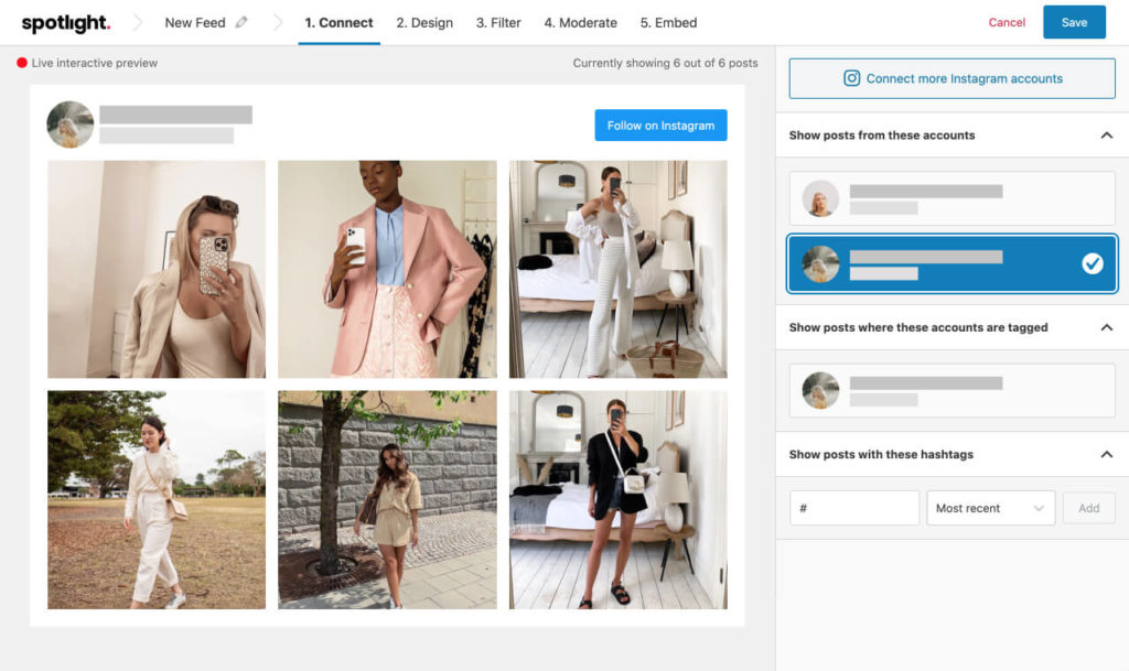How to Add a Horizontal Instagram Feed in WordPress (in 3 ways) • Spotlight