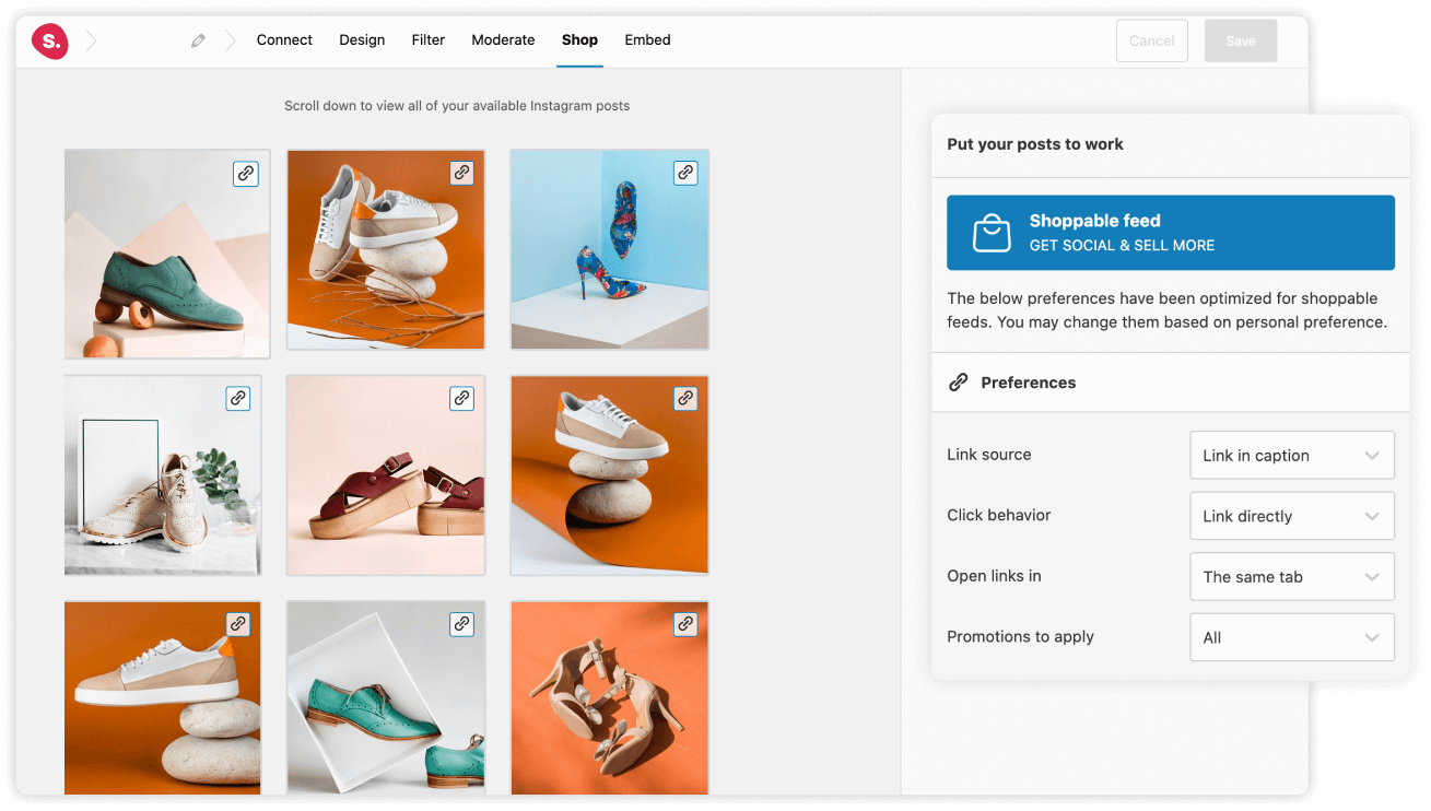 Create a shoppable Instagram feed for your website with Spotlight