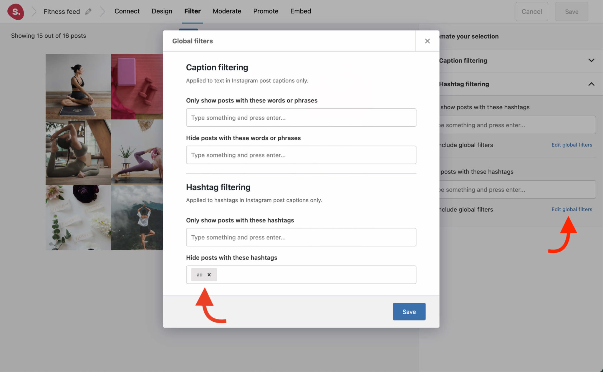 How to Filter an Instagram Feed by Hashtag • Spotlight