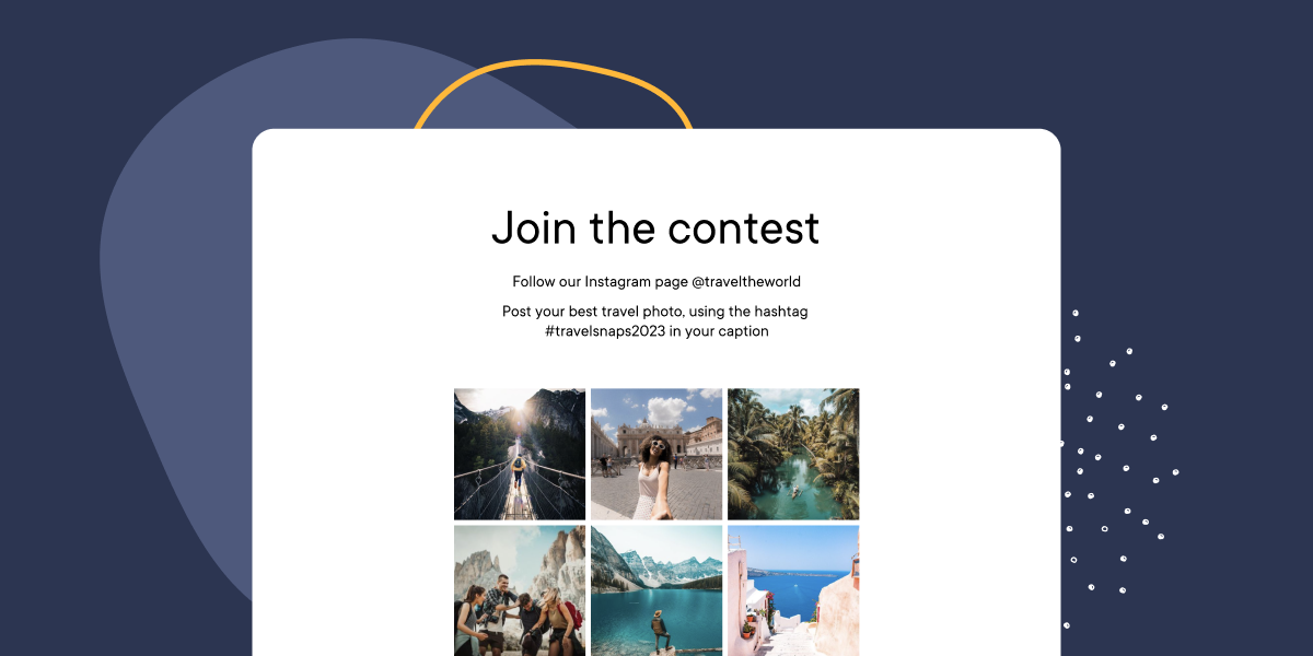 Host an Instagram Contest Through Your Website