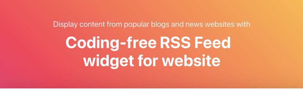 Elfsight RSS Feed
