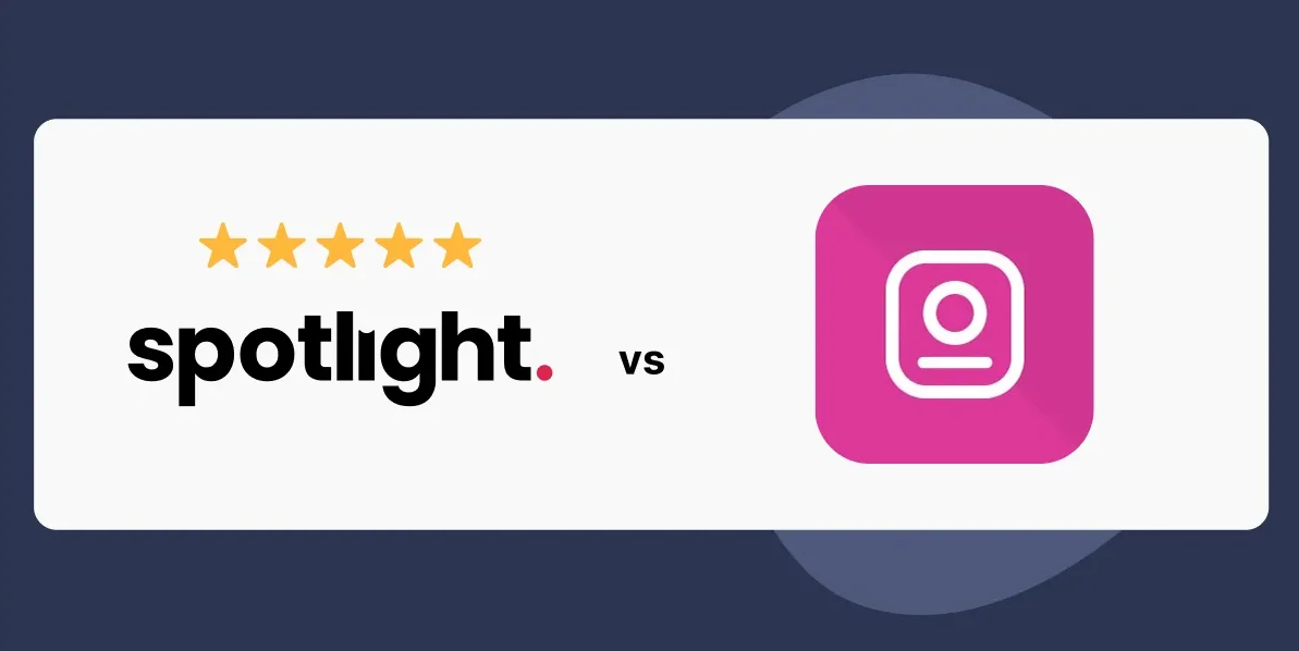 Spotlight vs Social Feed Gallery