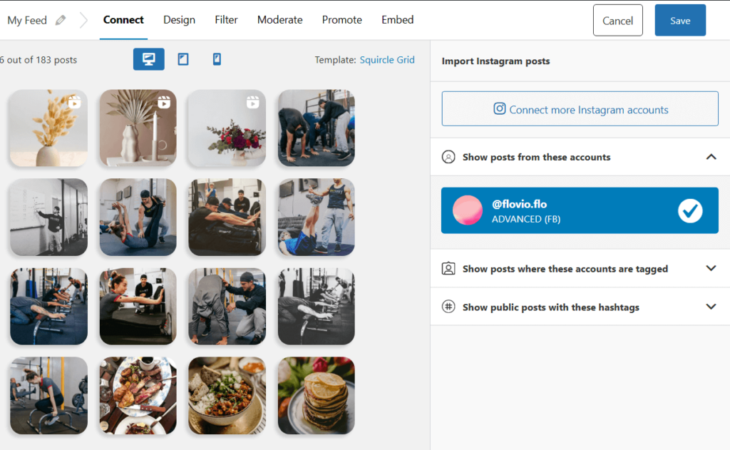 Setting up an Instagram feed with Spotlight