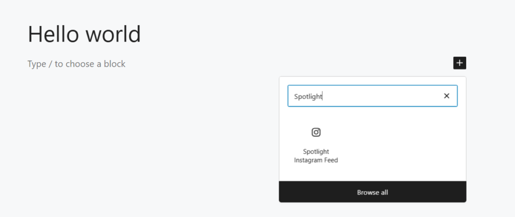 Adding a Spotlight block in WordPress