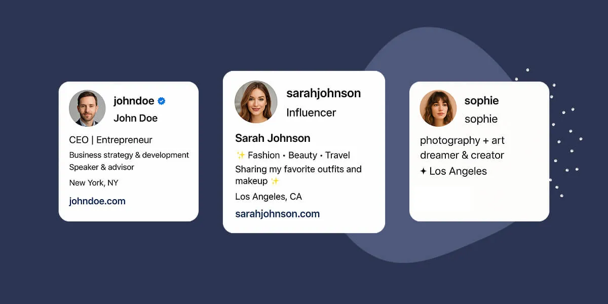 Best Instagram bio ideas