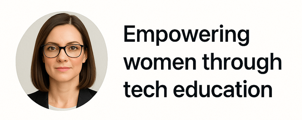 A tech educator's Instagram bio