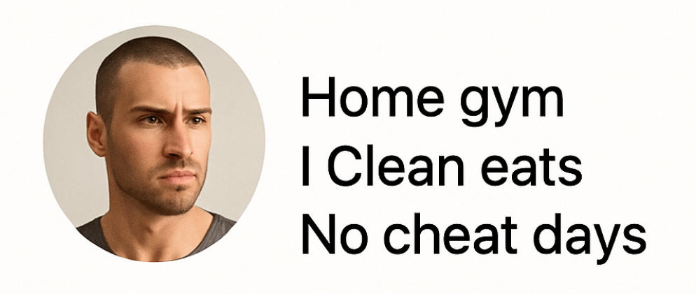 A lifestyle-focused Instagram bio