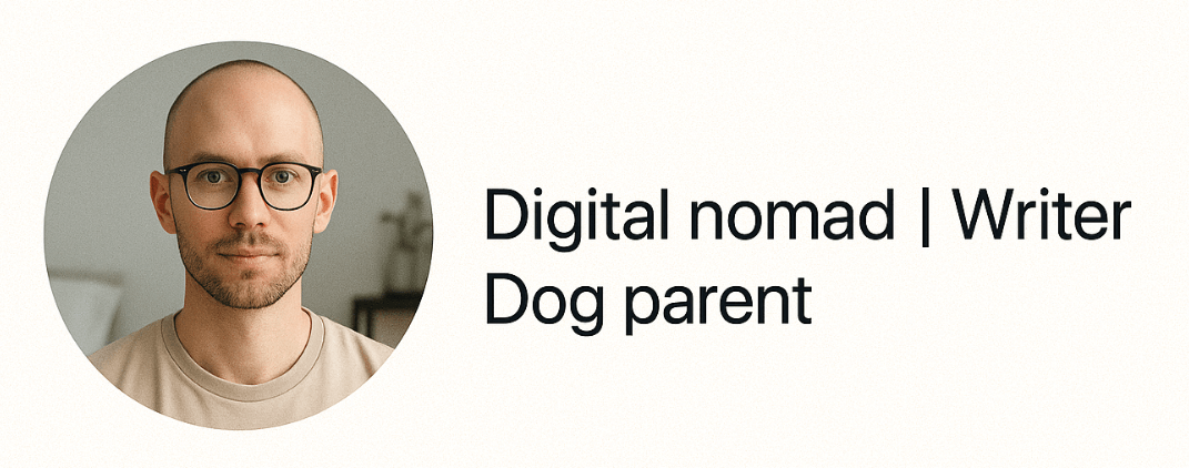 Digital minimalist Instagram bio