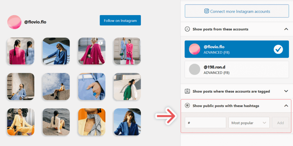 Configuring what posts to show in a Spotlight feed