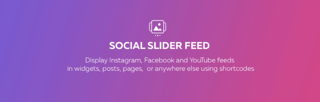 Social Slider Feed plugin