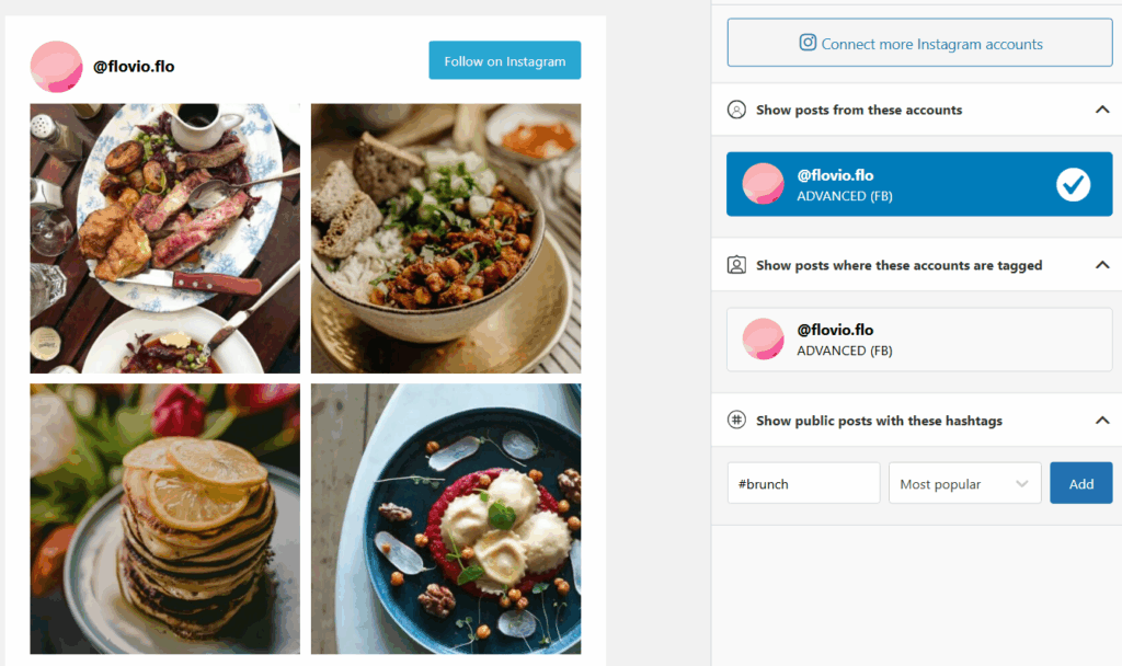 Configuring a hashtag feed in Spotlight