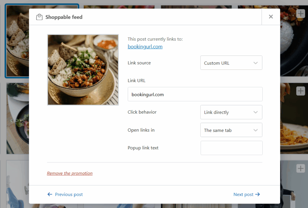 Configuring a shoppable feed in Spotlight