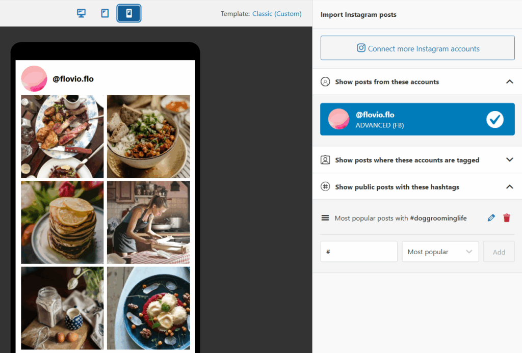 A responsive Instagram feed in Spotlight