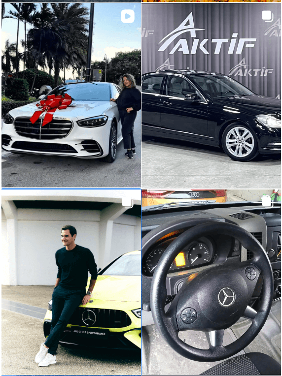 Examples of UGC for car dealerships