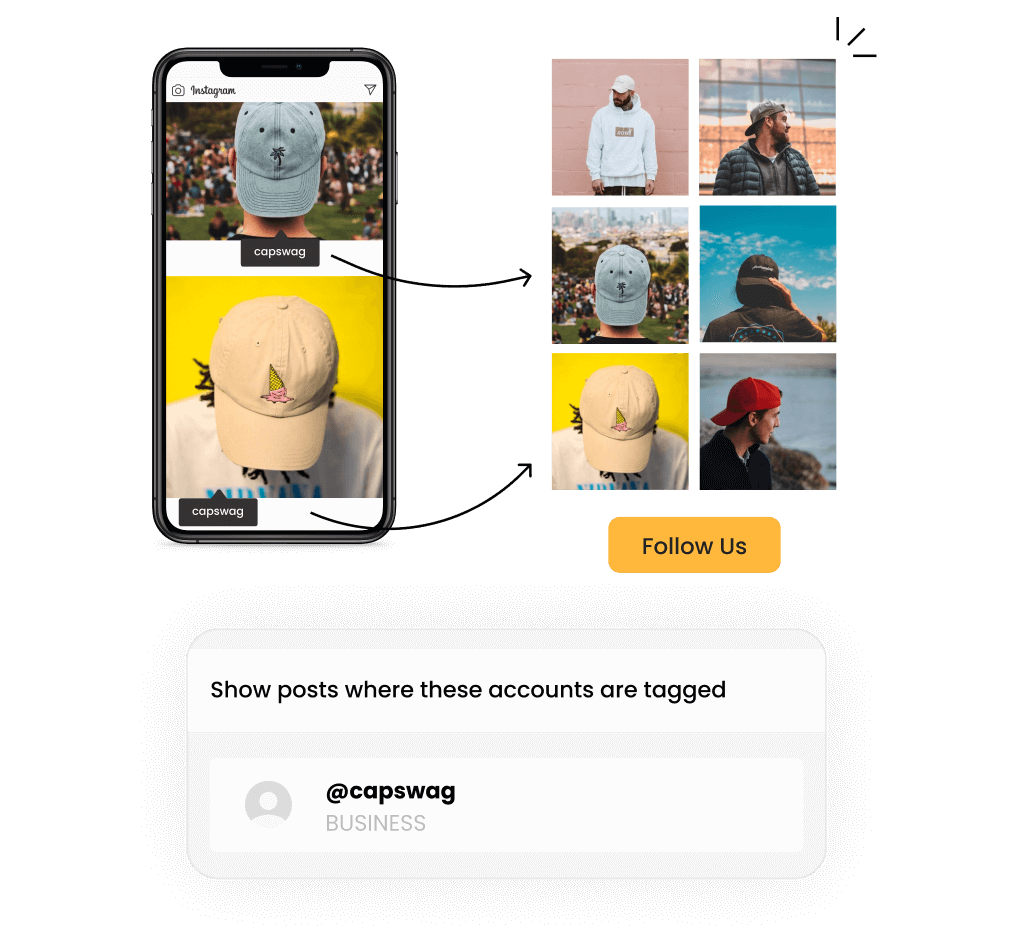 Hashtag and tagged feeds