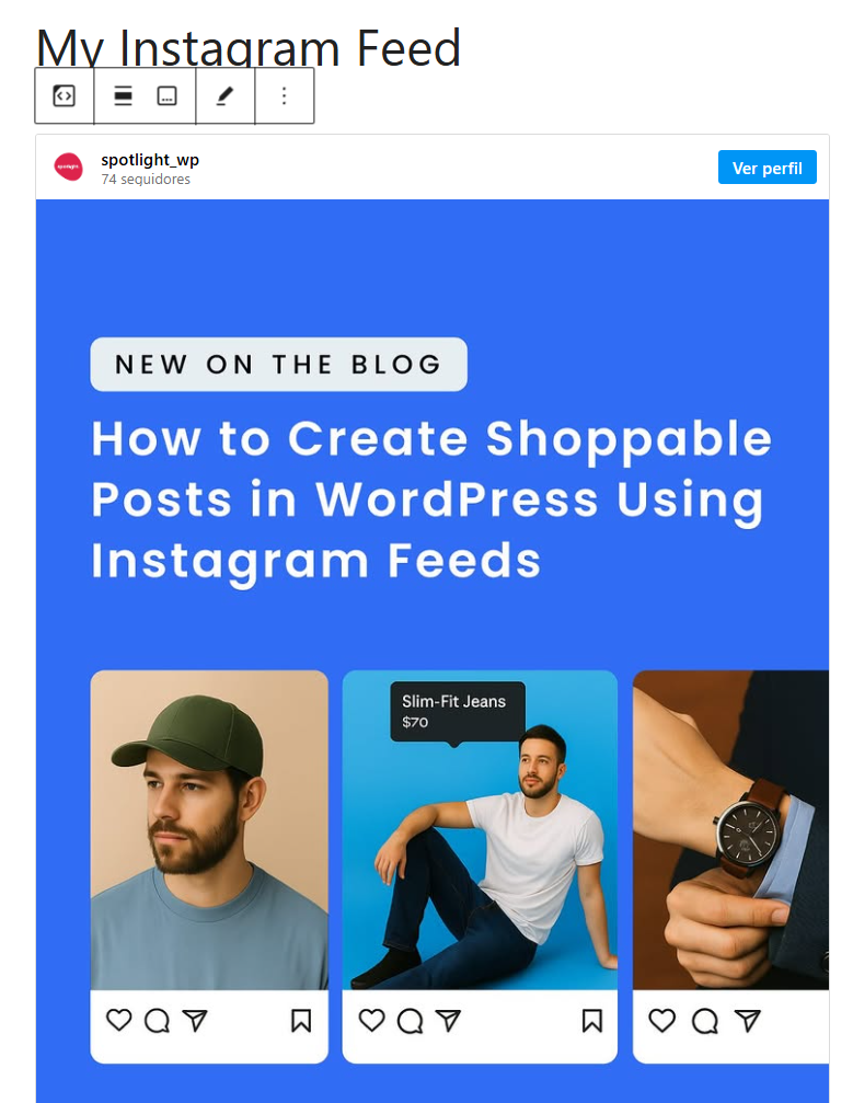 Embedding an Instagram post in WordPress