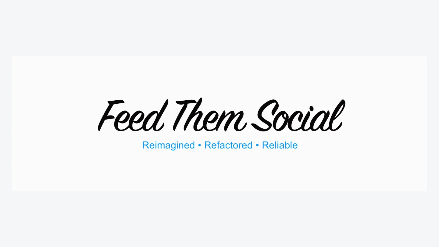 Official Feed Them Social plugin banner